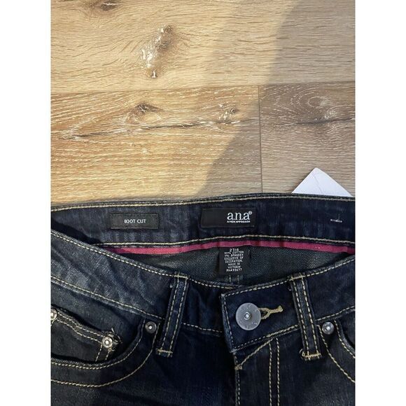 A.N.A A New Approach Womens Blue Denim Jean Pants Boot Cut Size 27/4 - Picture 3 of 3